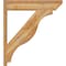 Ekena Millwork Funston Slat Rough Sawn Outlooker, Western Red Cedar, 8"W x 36"D x 40"H OUT08X36X40FST06RWR - alternate 2